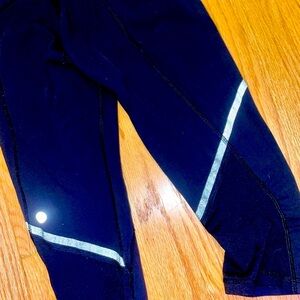 lululemon athletica Black leggings with pockets xsmall running pants sport